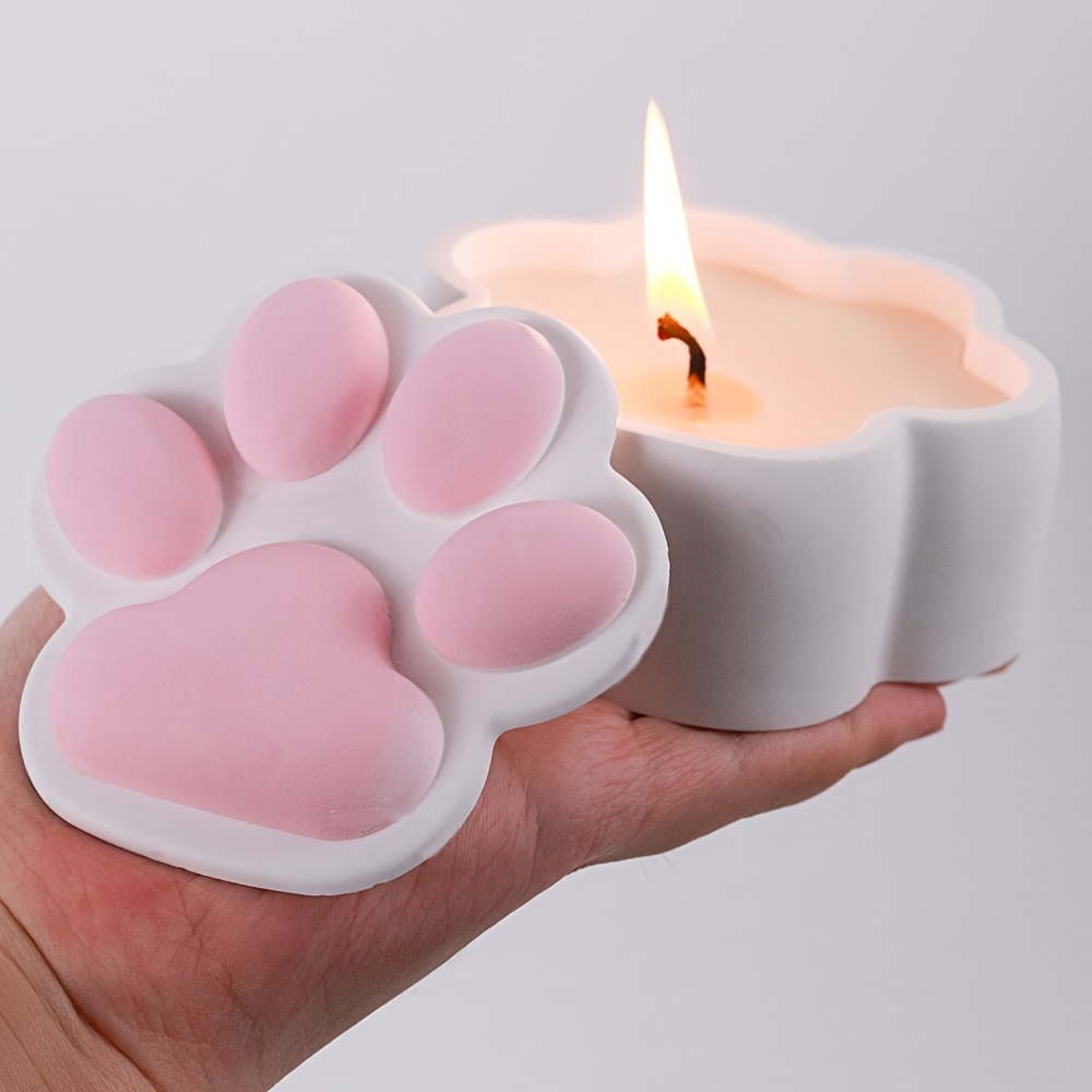 Candle Making Jars With Lids - Caixa de armazenamento de garra de