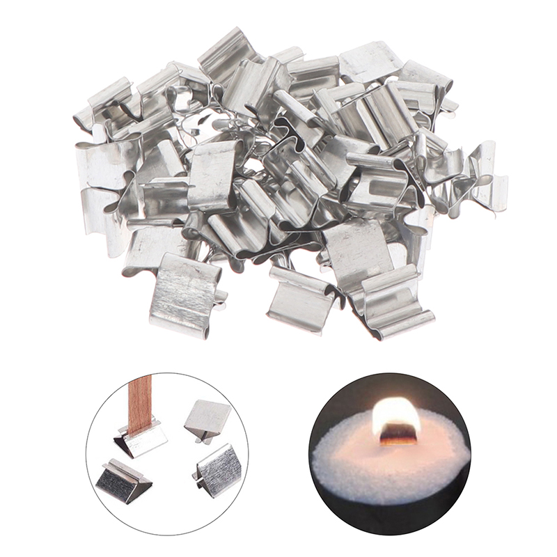 Candle Making Kits - 50 Peças de Suportes de Ferro