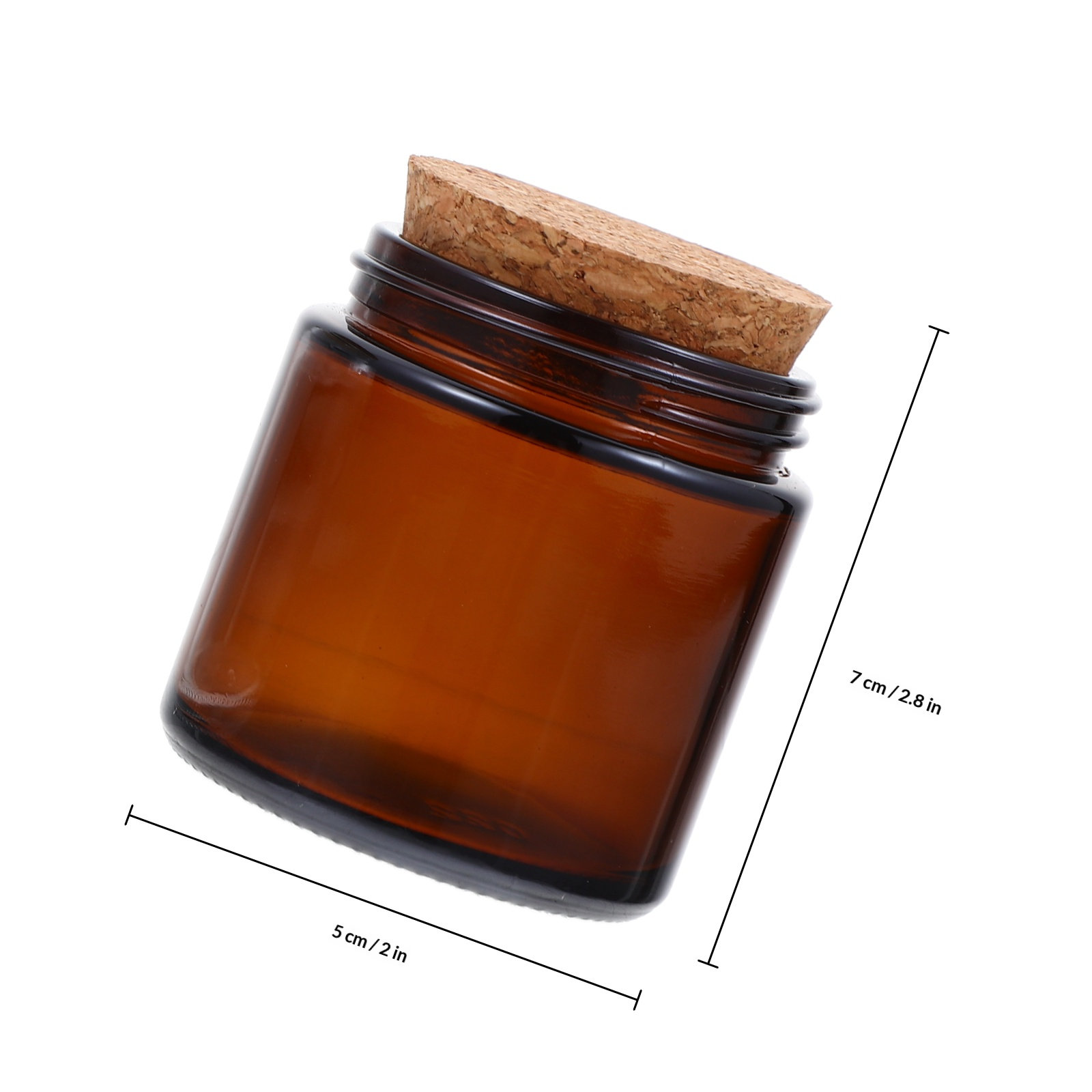 Conjunto de 4 potes de vidro d - Candle Making Jars With Lids avaliação e preço